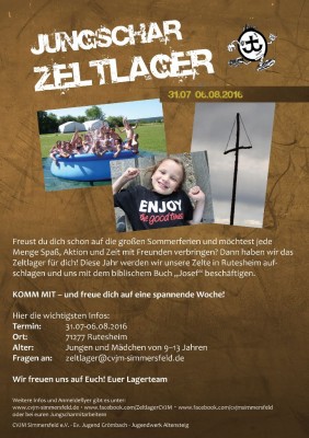 Zeltlager-Info